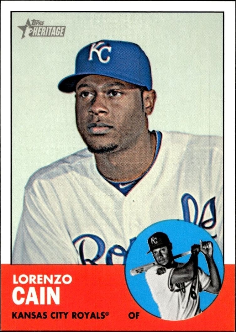 2012 Topps Heritage High Number Lorenzo Cain #H626