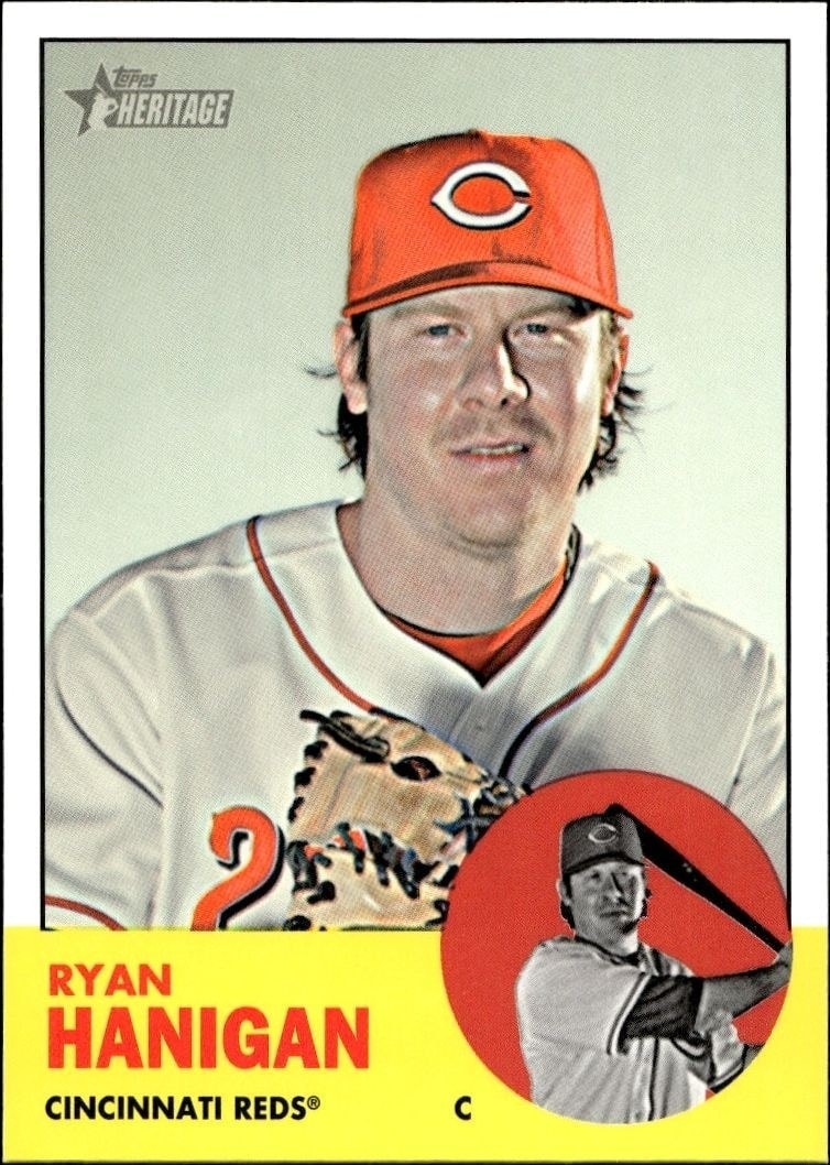 2012 Topps Heritage High Number Ryan Hanigan #H583